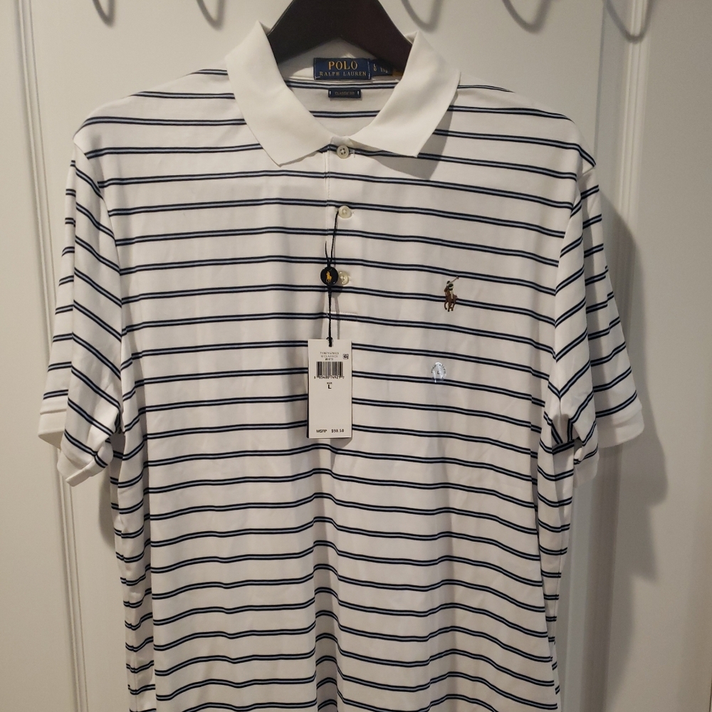 Polo Ralph Lauren Mens White Short-Sleeve Classic